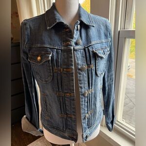 J Crew brand blue denim jacket